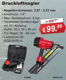 Stabilo Fachmarkt Druckluftnagler Angebot