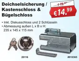 Stabilo Fachmarkt Deichselsicherung / Kastenschloss & Bügelschloss Angebot