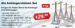 Stabilo Fachmarkt Alu Anhängerstützen Set Angebot