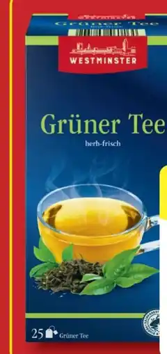Aldi Nord Westminster Tea Grüner Tee Angebot