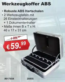 Stabilo Fachmarkt Werkzeugkoffer ABS Angebot