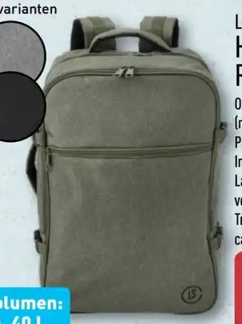 Aldi Nord Live in Style Handgepäck-Rucksack Angebot