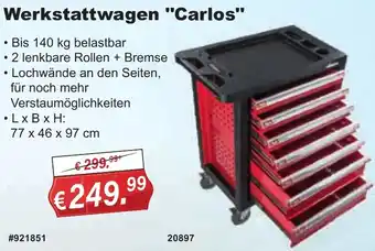 Stabilo Fachmarkt Werkstattwagen "Carlos" Angebot