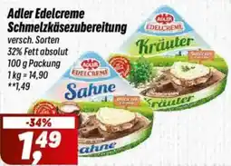 Simmel Adler Edelcreme Schmelzkäsezubereitung Angebot