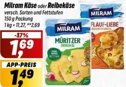 Simmel Milram Käse oder Reibekäse Angebot