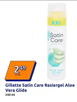 Action Gillette satin care rasiergel aloe vera glide Angebot