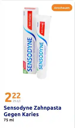 Action Sensodyne zahnpasta gegen karies Angebot