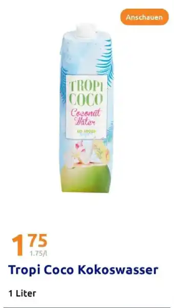 Action Tropi coco kokoswasser Angebot