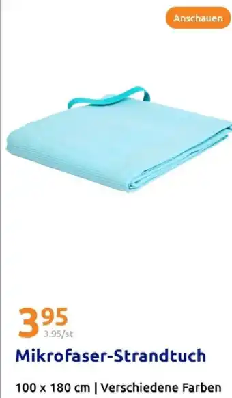Action Mikrofaser-strandtuch Angebot