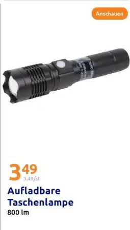 Action Aufladbare taschenlampe Angebot