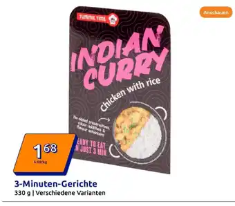 Action Tummie time 3-minuten-gerichte Angebot