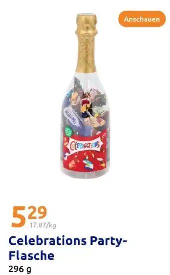 Action Celebrations party-flasche Angebot