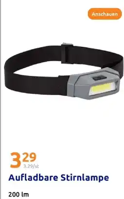 Action Aufladbare stirnlampe Angebot