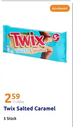 Action Twix salted caramel Angebot