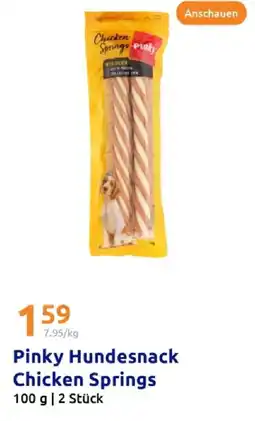 Action Pinky hundesnack chicken springs Angebot