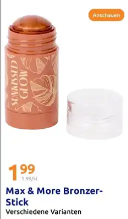Action Max & more bronzer-stick Angebot