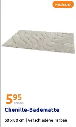 Action Chenille-badematte Angebot