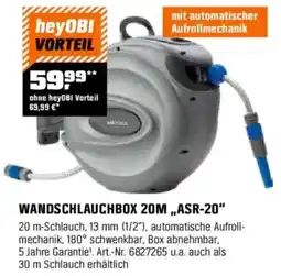 OBI LUX-TOOLS WANDSCHLAUCHBOX 20M „ASR-20" Angebot