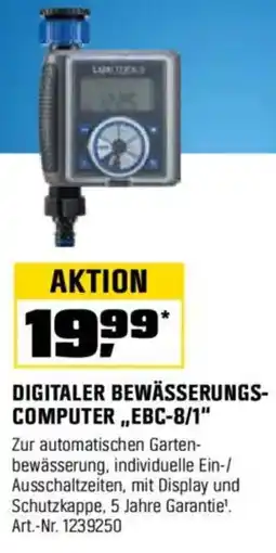 OBI LUX-TOOLS DIGITALER BEWÄSSERUNGS- COMPUTER,,EBC-8/1" Angebot