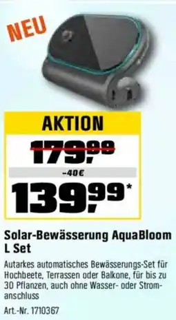OBI GARDENA Solar-Bewässerung AquaBloom L Set Angebot