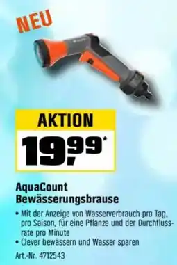 OBI GARDENA AquaCount Bewässerungsbrause Angebot