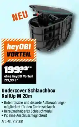 OBI GARDENA Undercover Schlauchbox RollUp M 20m Angebot