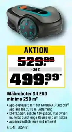 OBI GARDENA Mähroboter SILENO minimo 250 m² Angebot