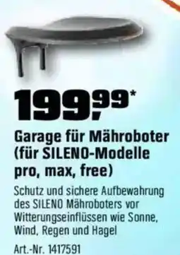 OBI GARDENA Garage für Mähroboter (für SILENO-Modelle pro, max, free) Angebot