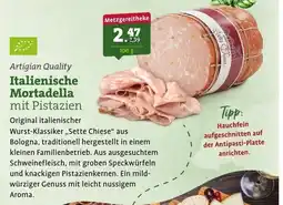 Ebl Naturkost Artigian Quality Italienische Mortadella mit Pistazien Angebot