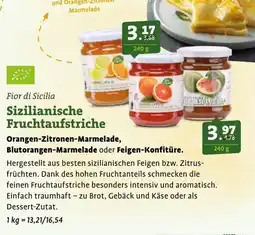 Ebl Naturkost Fior di Sicilia Sizilianische Fruchtaufstriche Angebot