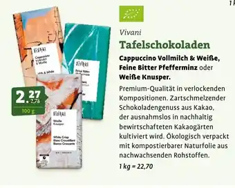 Ebl Naturkost Vivani Tafelschokoladen Angebot