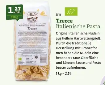 Ebl Naturkost Iris Trecce Italienische Pasta Angebot
