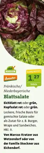 Ebl Naturkost Blattsalate Angebot