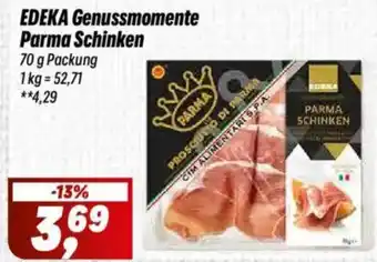 Simmel EDEKA Genussmomente Parma Schinken Angebot