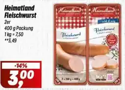 Simmel Heimatland Fleischwurst Angebot
