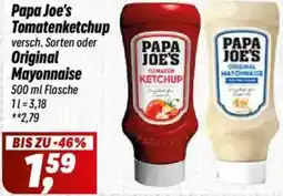 Simmel Papa Joe's Tomatenketchup oder Original Mayonnaise Angebot