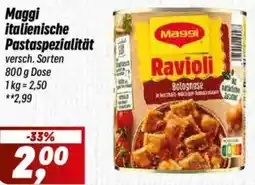 Simmel Maggi italienische Pastaspezialität Angebot