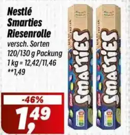 Simmel Nestlé Smarties Riesenrolle Angebot