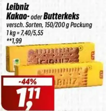 Simmel Leibniz Kakao-oder Butterkeks Angebot