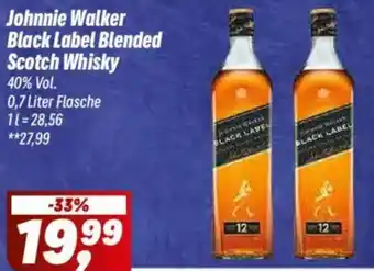 Simmel Johnnie Walker Black Label Blended Scotch Whisky Angebot