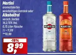 Simmel Martini aromatisiertes weinhaltiges Getränk oder Alkoholfrei Angebot