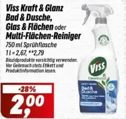 Simmel Viss Kraft & Glanz Bad & Dusche, Glas&Flächen oder Multi-Flächen-Reiniger Angebot