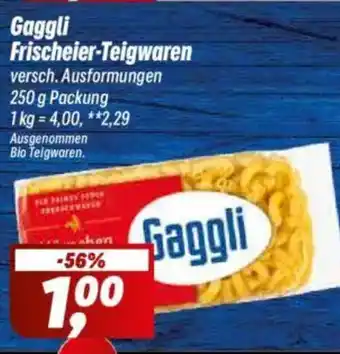 Simmel Gaggli Frischeier-Teigwaren Angebot