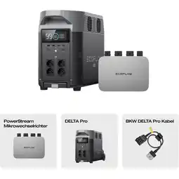 Netto Marken-Discount ECOFLOW Micro Inverter 800W Kit - BUNDLE DELTA Pro Extra Battery Angebot