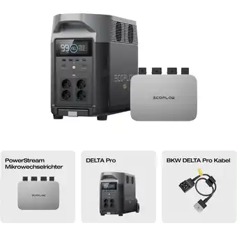 Netto Marken-Discount ECOFLOW Micro Inverter 800W Kit - BUNDLE DELTA Pro Extra Battery Angebot