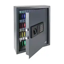 Netto Marken-Discount HMF 2071-11 Schlüsseltresor mit Zahlenschloss, 71 Haken, 46 x 36 x 12 cm, Anthrazit Angebot