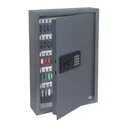 Netto Marken-Discount HMF 2100-11 Schlüsseltresor mit Zahlenschloss, 108 Haken, 66,5 x 43 x 13 cm, Anthrazit Angebot