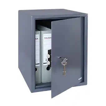 Netto Marken-Discount HMF 49208-11 Tresor mit Doppelbartschloss, Möbeltresor, 36 x 48 x 37 cm, Anthrazit Angebot
