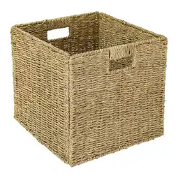 Netto Marken-Discount HMF Aufbewahrungskorb, Korb geflochten aus Seegras, passend für Kallax, 32 x 34,5 x 32 cm Angebot