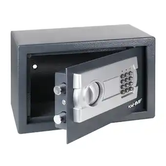 Netto Marken-Discount HMF 4612212 Tresor mit Zahlenschloss, Möbeltresor, 35 x 25 x 25 cm, Anthrazit Angebot